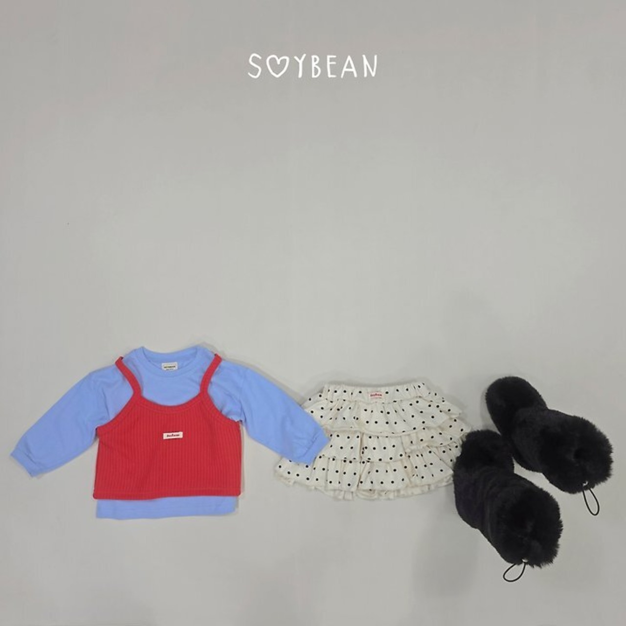 【取寄】SOYBEAN ニットクロップビスチェ｜秋服｜韓国子供服｜ 26/AT