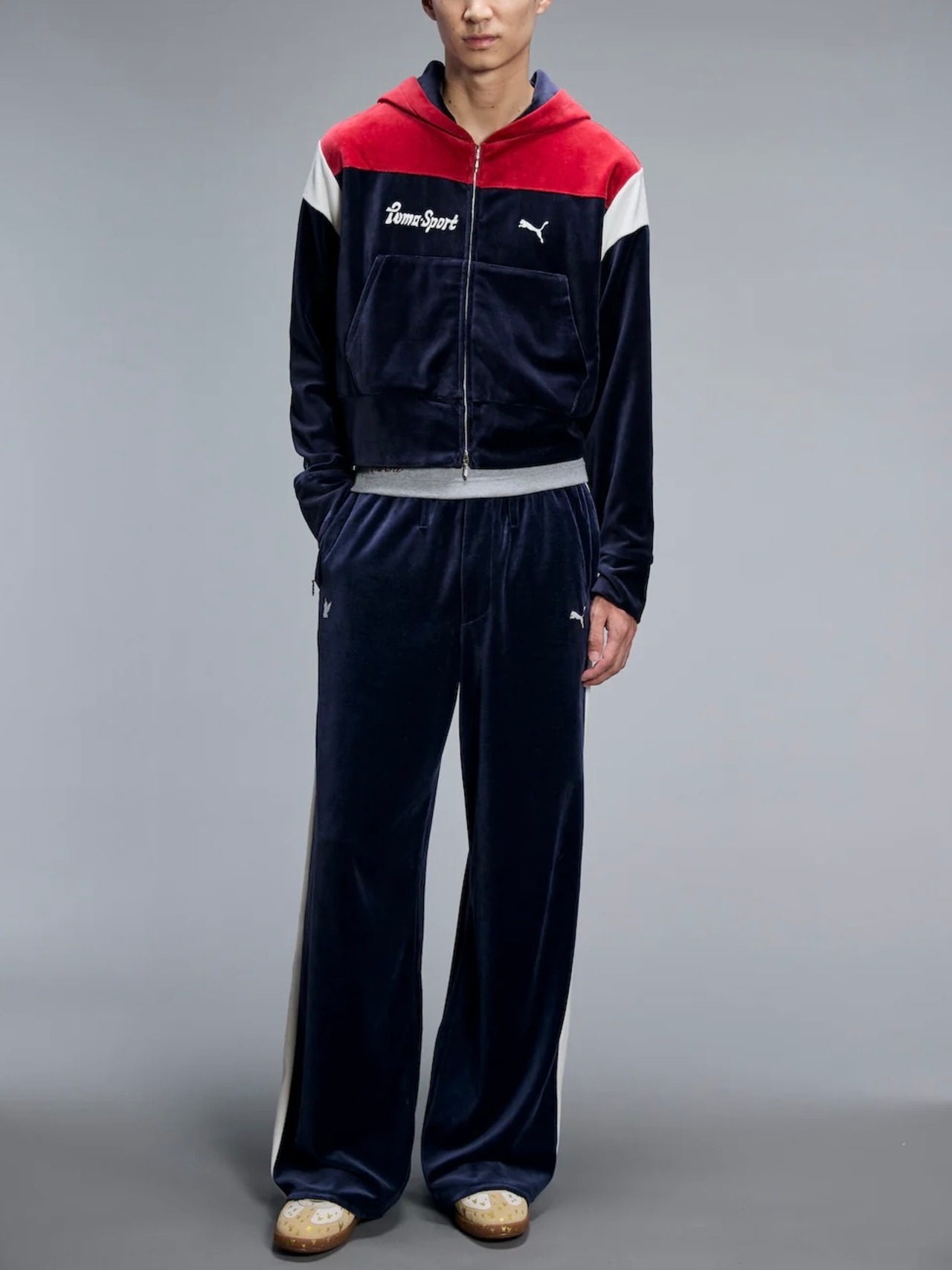 【25AW】MASU エムエーエスユー / PUMA × MASU T7 WIDE TRACK PANTS / トラックパンツ - 3
