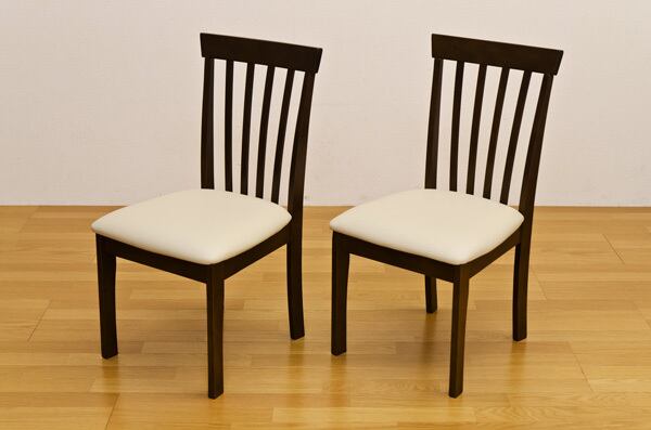 ☆定価30240円☆サニーダイニング チェア（2脚入）BR/NA