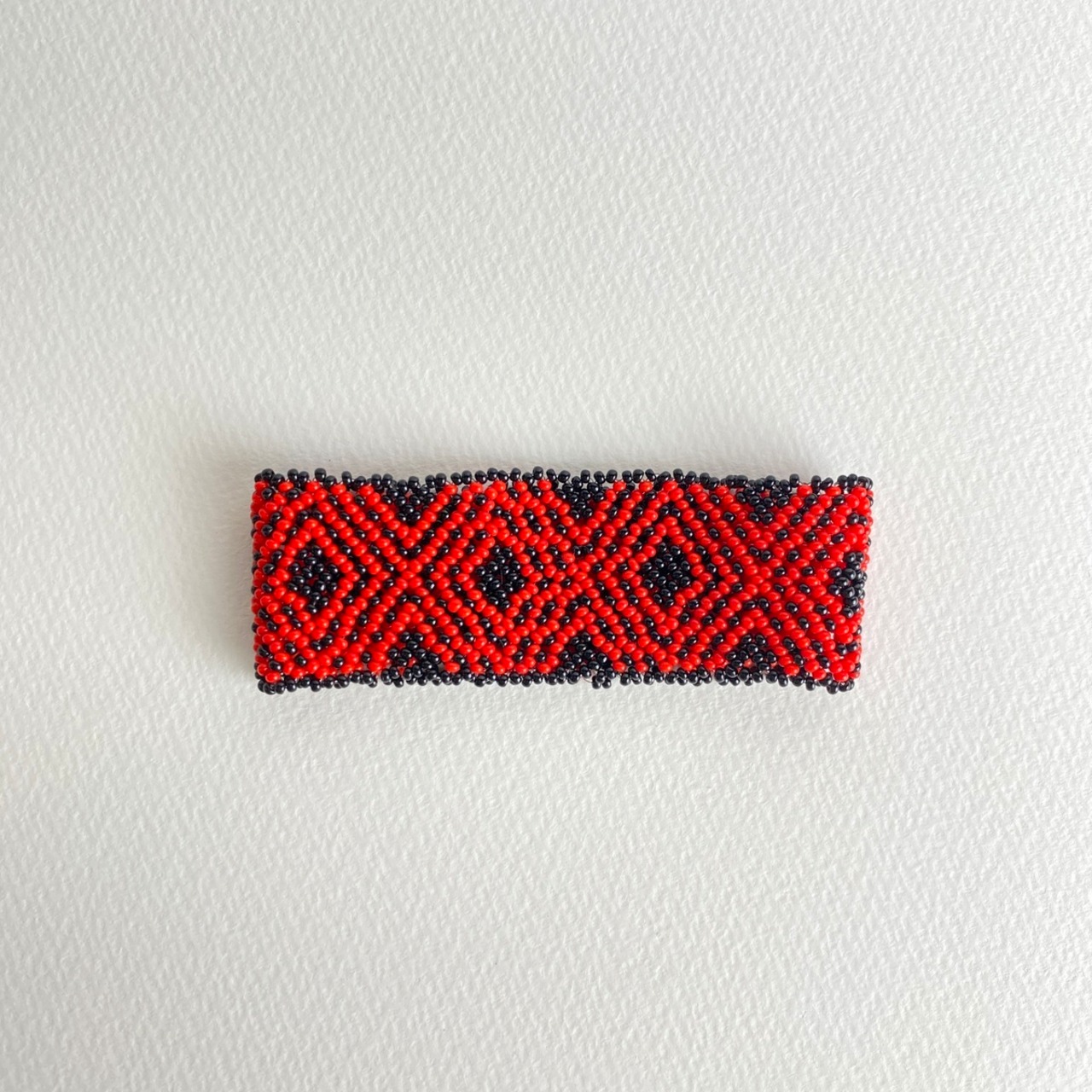 ブラジル先住民族 ワウラー族 ビーズブレスレット 2.7cm幅 内周16cm