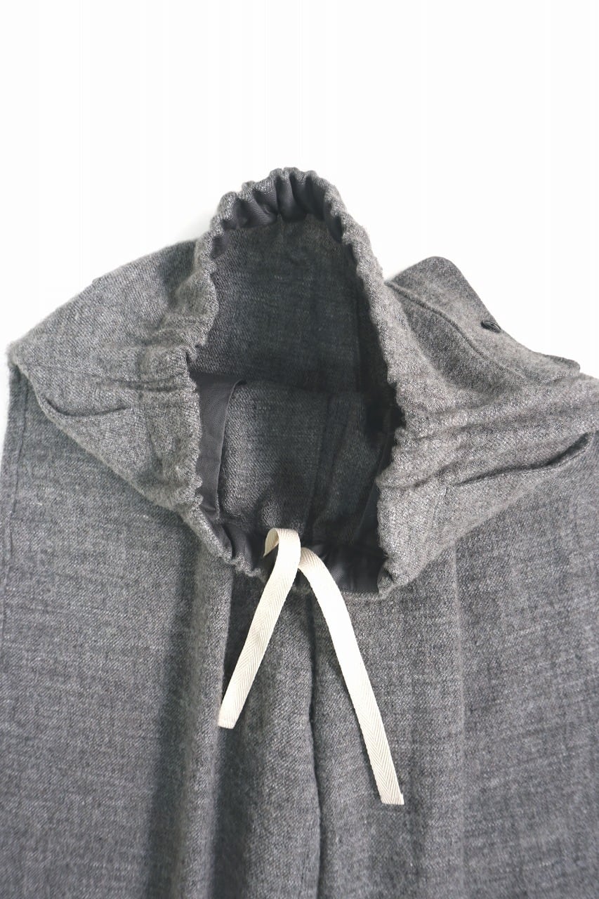 Wool Linen Tweed Wide Pants