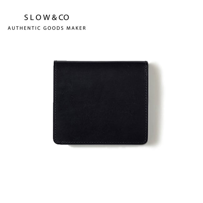 SLOW＆CO】herbie mini wallet black SLOW スロウ herbie mini