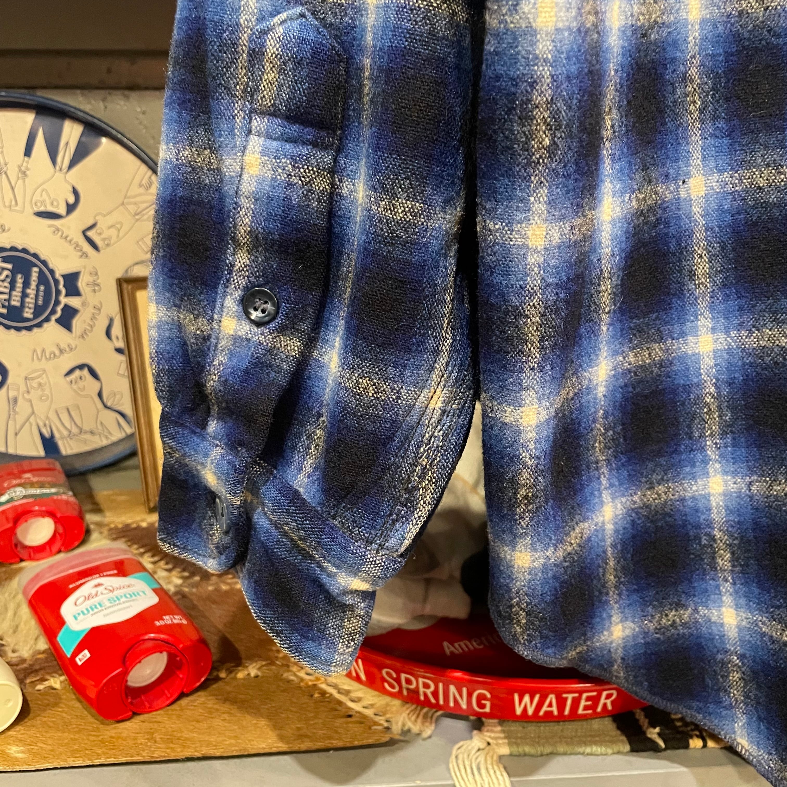 40-50s BLACK BEAR L/S Wool Shirt USA製 | VOSTOK 40-50s BLACK BEAR L/S Wool Shirt USA製 | VOSTOK