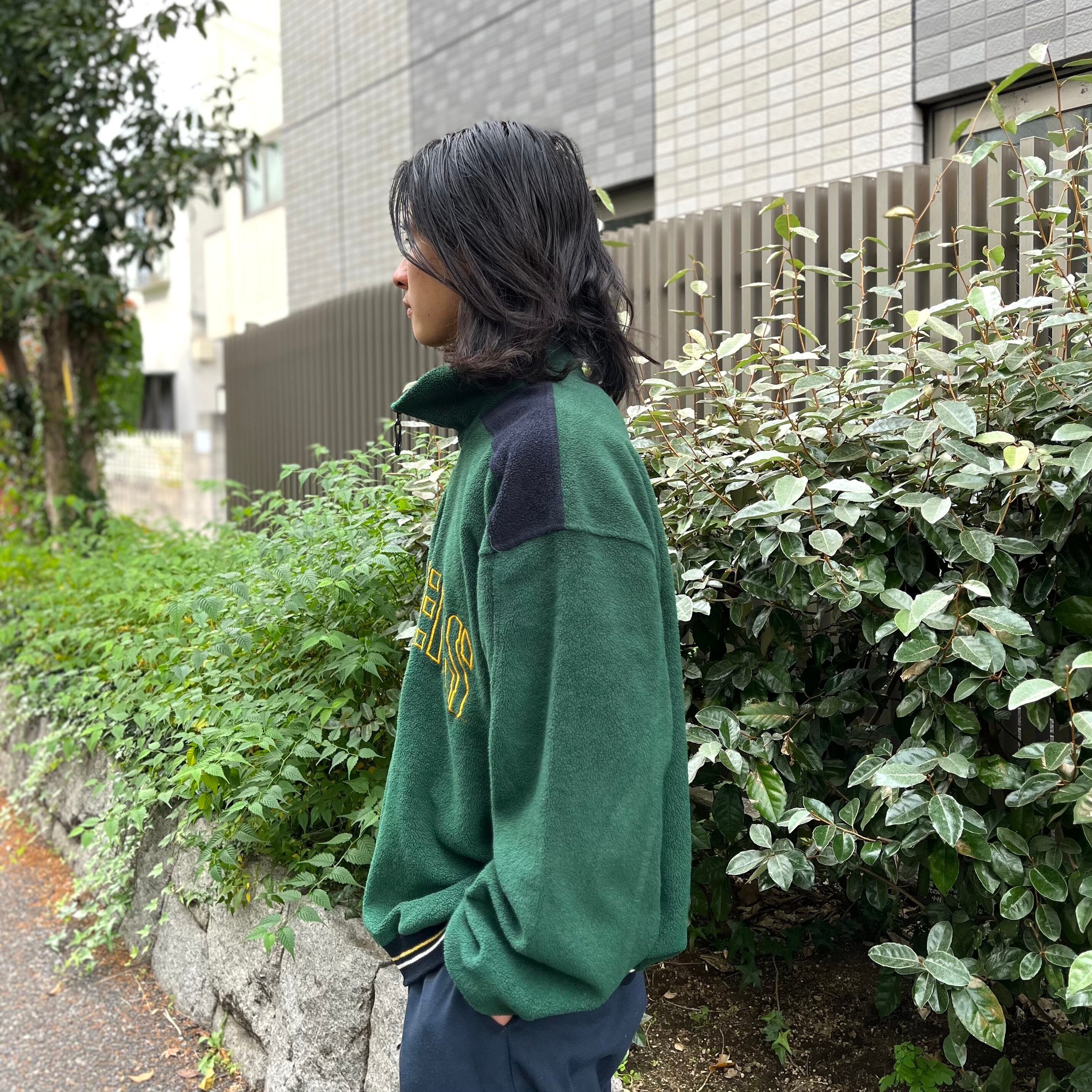 size:XXL【 PACKERS 】パッカーズ フリースジャケット フリース ハーフ