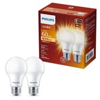 コストコ再販商品 【4セット】フィリップス LED電球 60W相当 E26 ２個入り 広配光タイプ 電球色