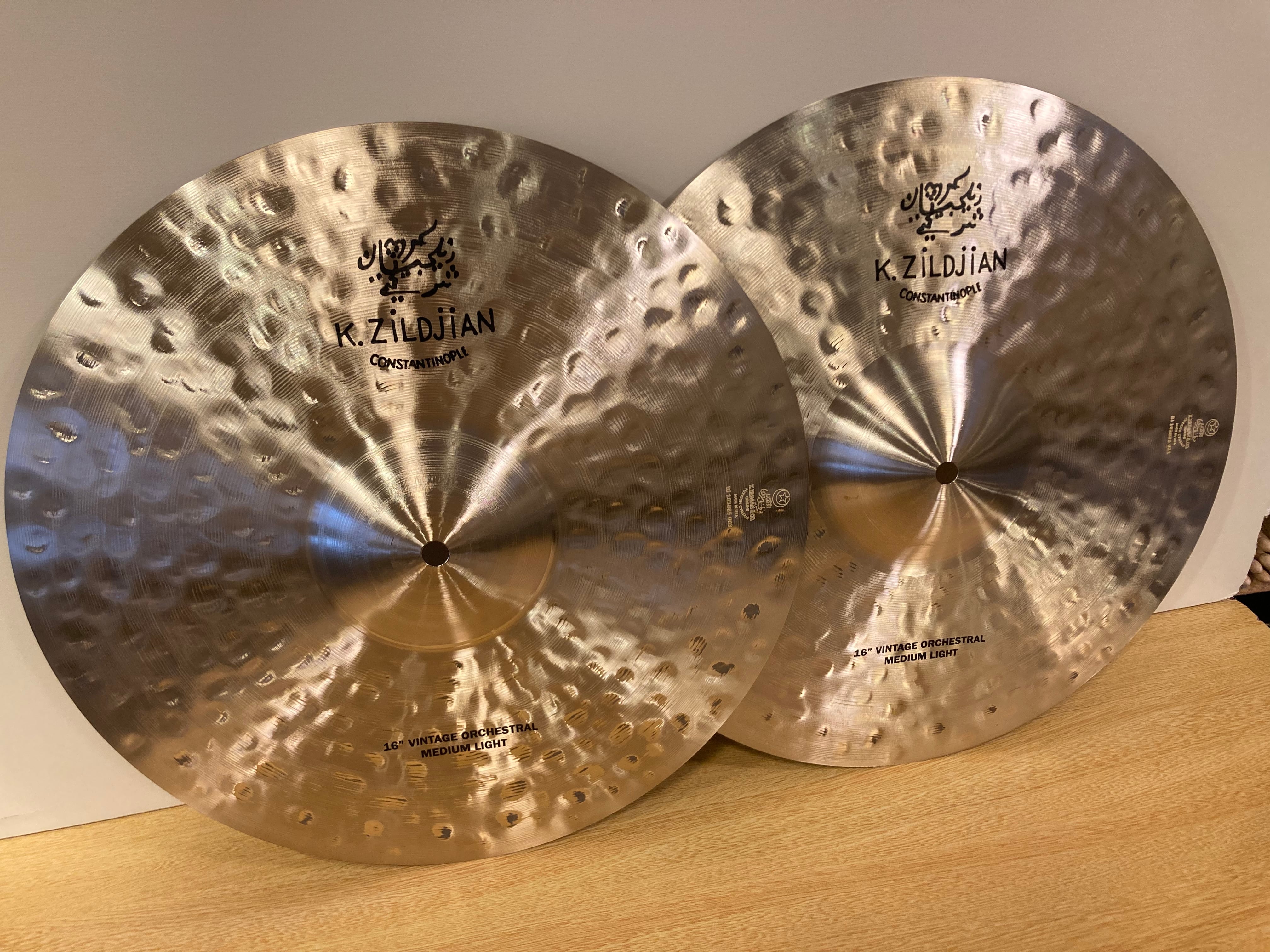 Zildjian K CONSTANTINOPLE VINTAGE ORCHESTRAL MEDIUM LIGHT 16