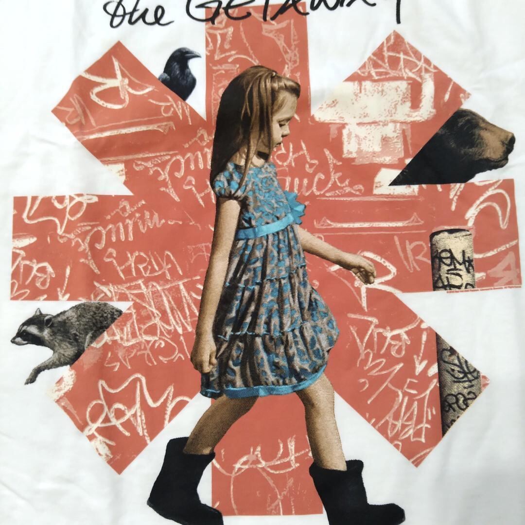 レッドホットチリペッパーズ Tシャツ XL 白 ザ・ゲッタウェイ 海外公式 * レッドホットチリペッパーズ Tシャツ XXL 白 ザ・ゲッタウェイ