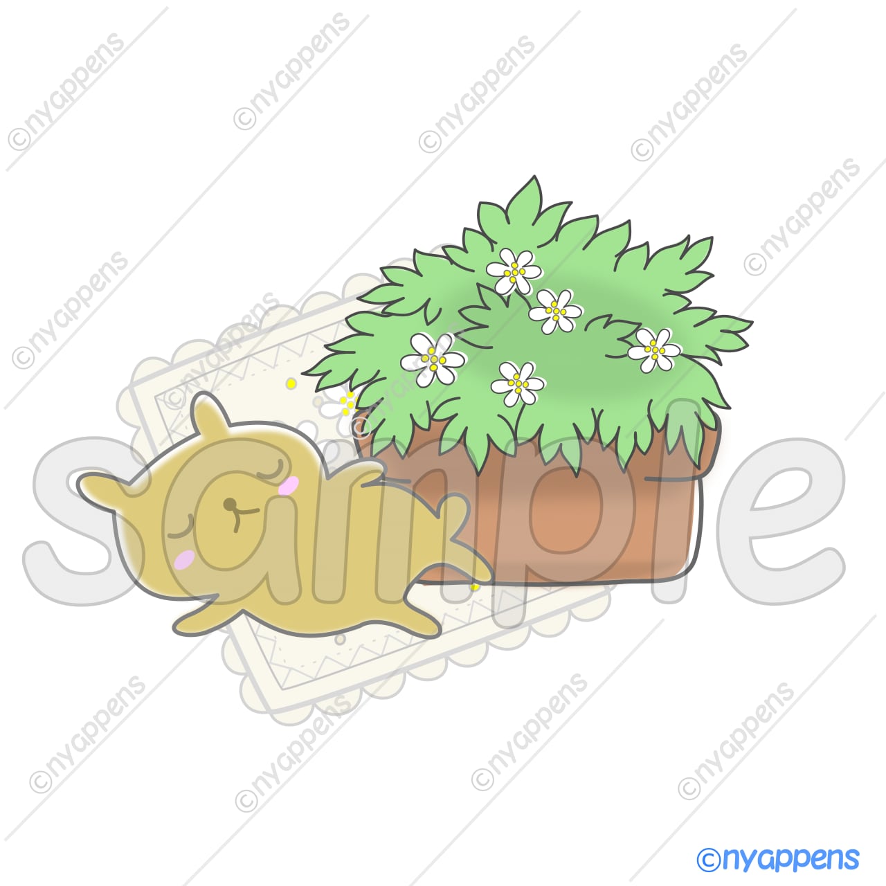 【商用利用OK】かわいい手書き風イラスト<く雑貨3種セット>SNSや素材に!