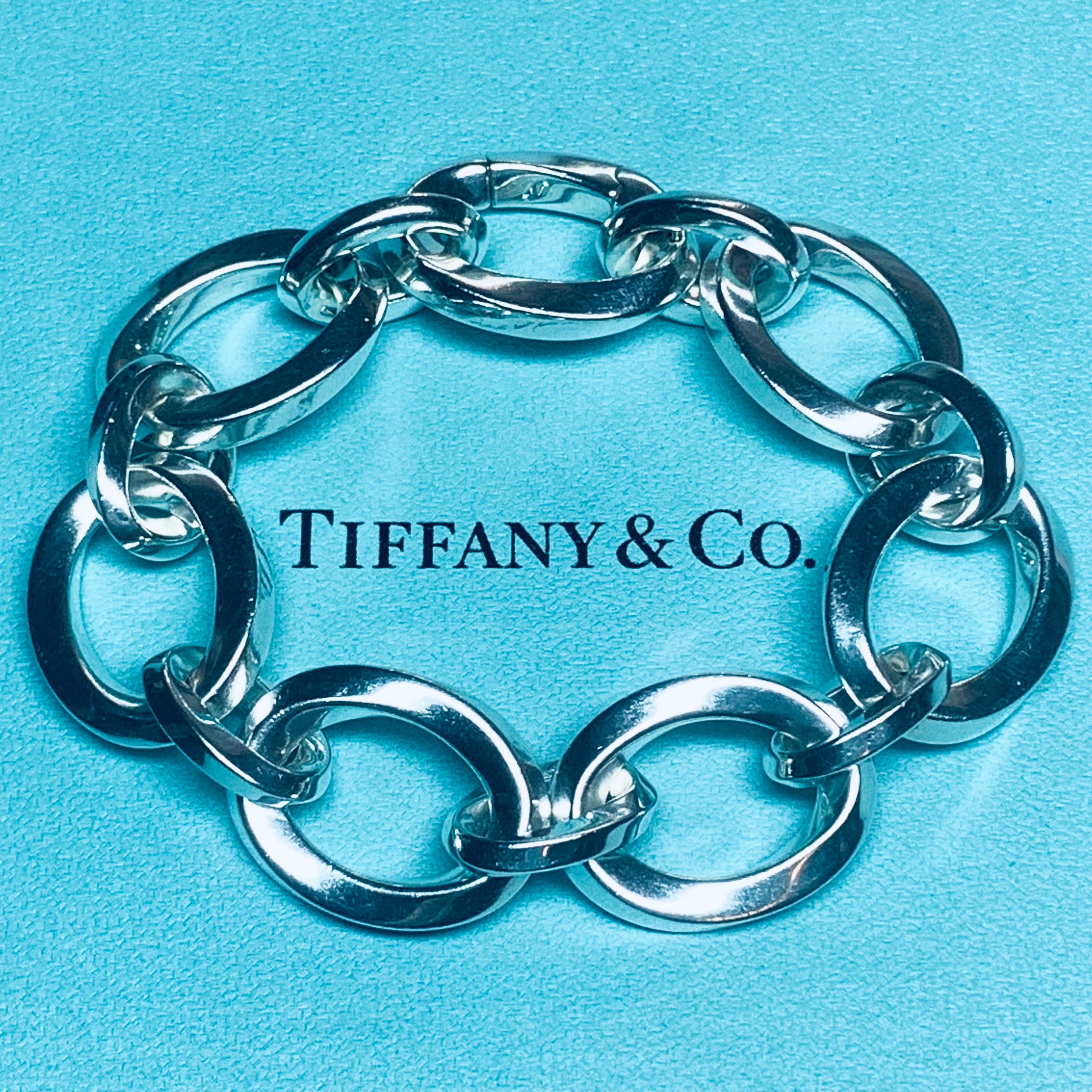 VINTAGE TIFFANY & CO. Oval Twist Link Bracelet | ヴィンテージ ...