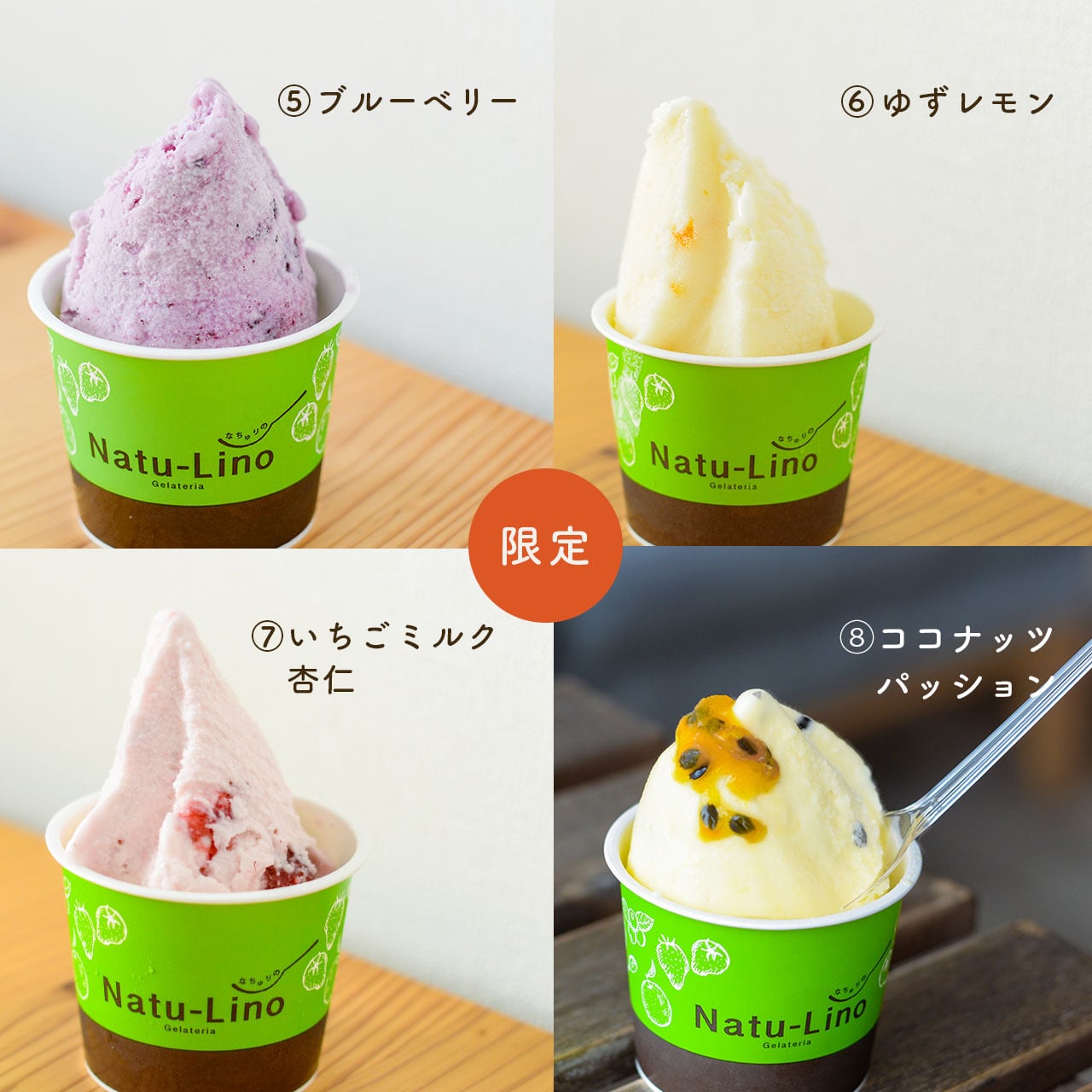九州・沖縄送料別】好きなジェラートセットを作れる！ ナチュリノ
