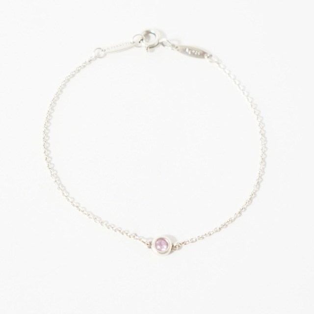 Tiffany&Co. - PINK SAPPHIRE BY THE YARD ＜バイ・ザ・ヤード ブレスレット ピンクサファイア AG925＞