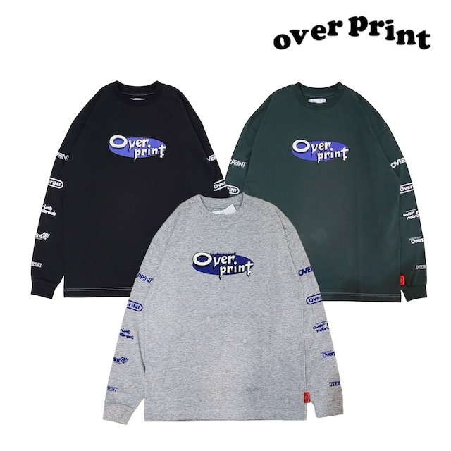 【over print】SIDE LOGO LS Tee