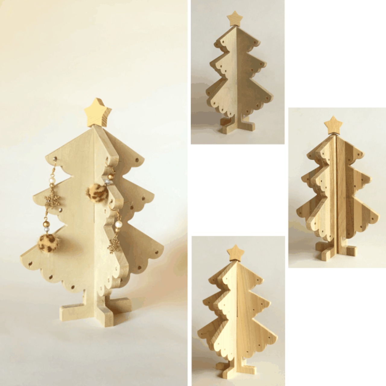 木製卓上クリスマスツリー 20cm