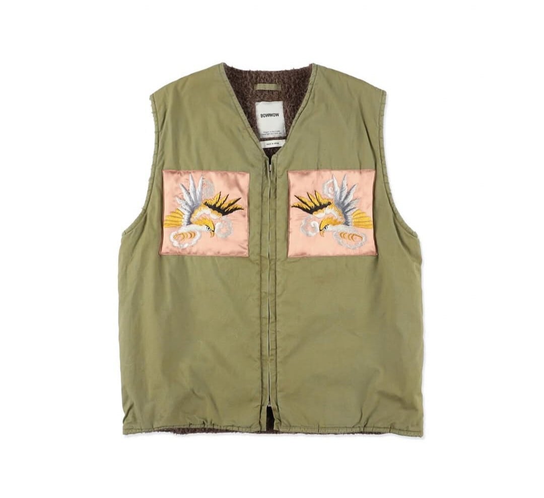 トップス BOW WOW REMADE USN DECK VEST SUKAJAN BOWWOW 
