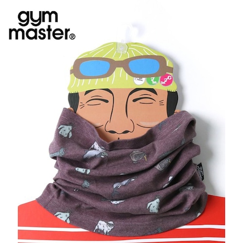 gym master ジムマスター ハッピーペイント ネックゲイター 総柄 ネックウォーマー ロング丈 フェイスガード バフ マスクカバー 防寒 カラフル メンズ レディース 男女兼用 アウトドア スキー スノーボード サイクリング G157643 NZ