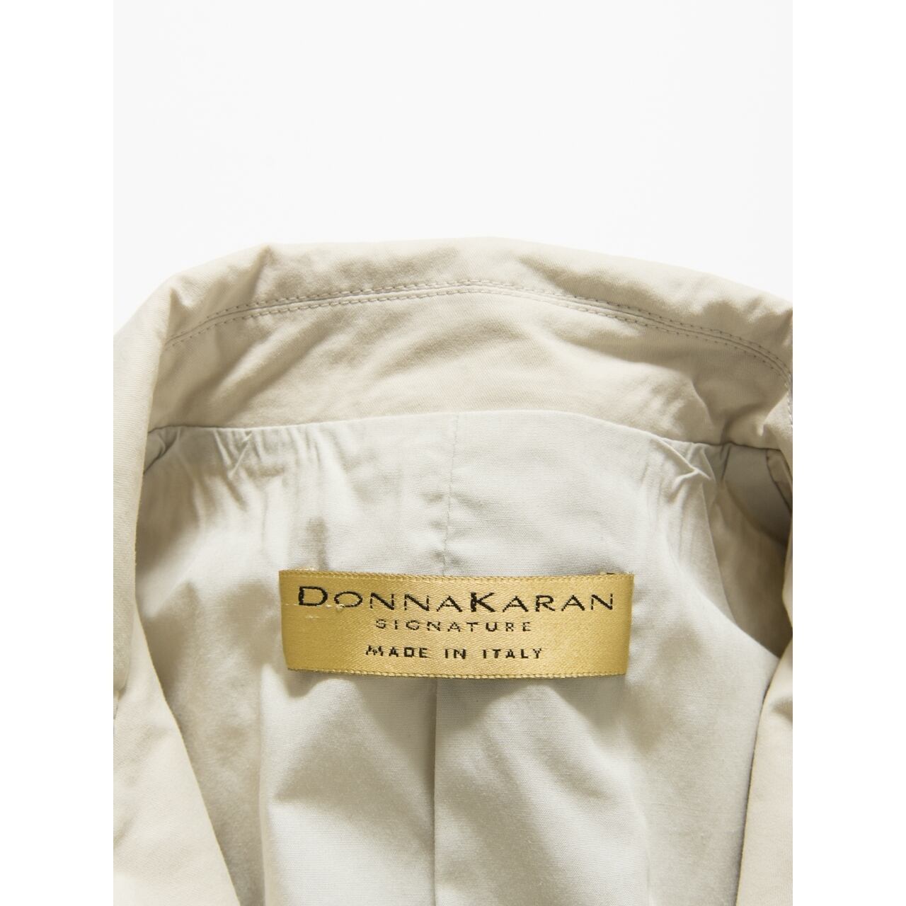 【DONNA KARAN】Made in Italy cotton zip-up jacket（ダナキャラン イタリア製コットンフルジップジャケット）4a