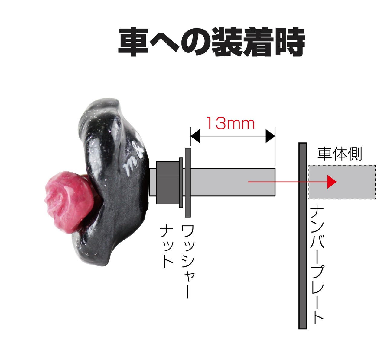 POP'HEAD NumberBolt ラメパープル