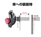 POP'HEAD NumberBolt ラメパープル