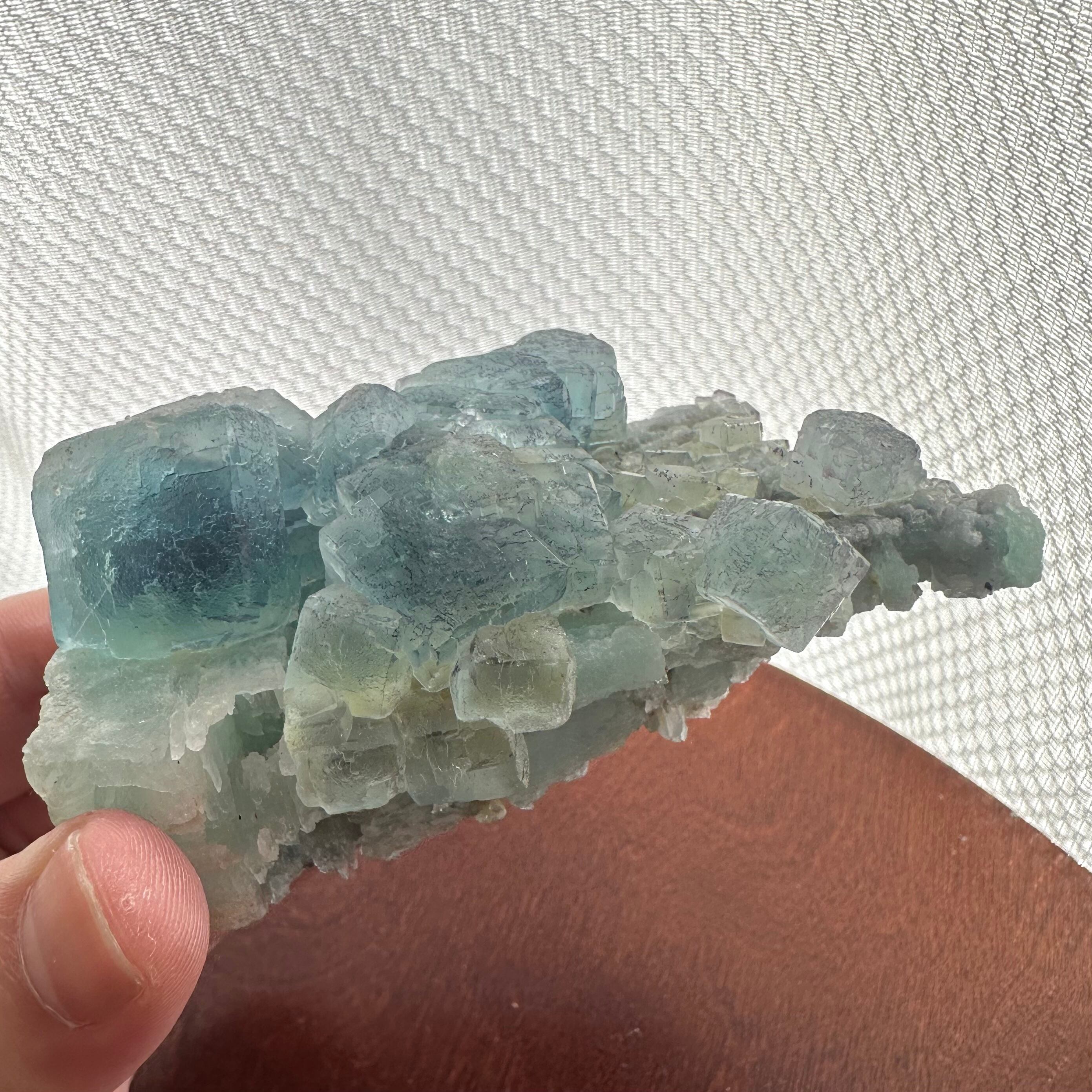 ☆セレナイト＆アマゾナイト ロザリオ☆ selenite & amazonite 【公式