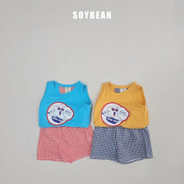 【取寄/韓国直送】SOYBEAN 26/SM ツートンミニミ上下セット｜夏服｜韓国子供服