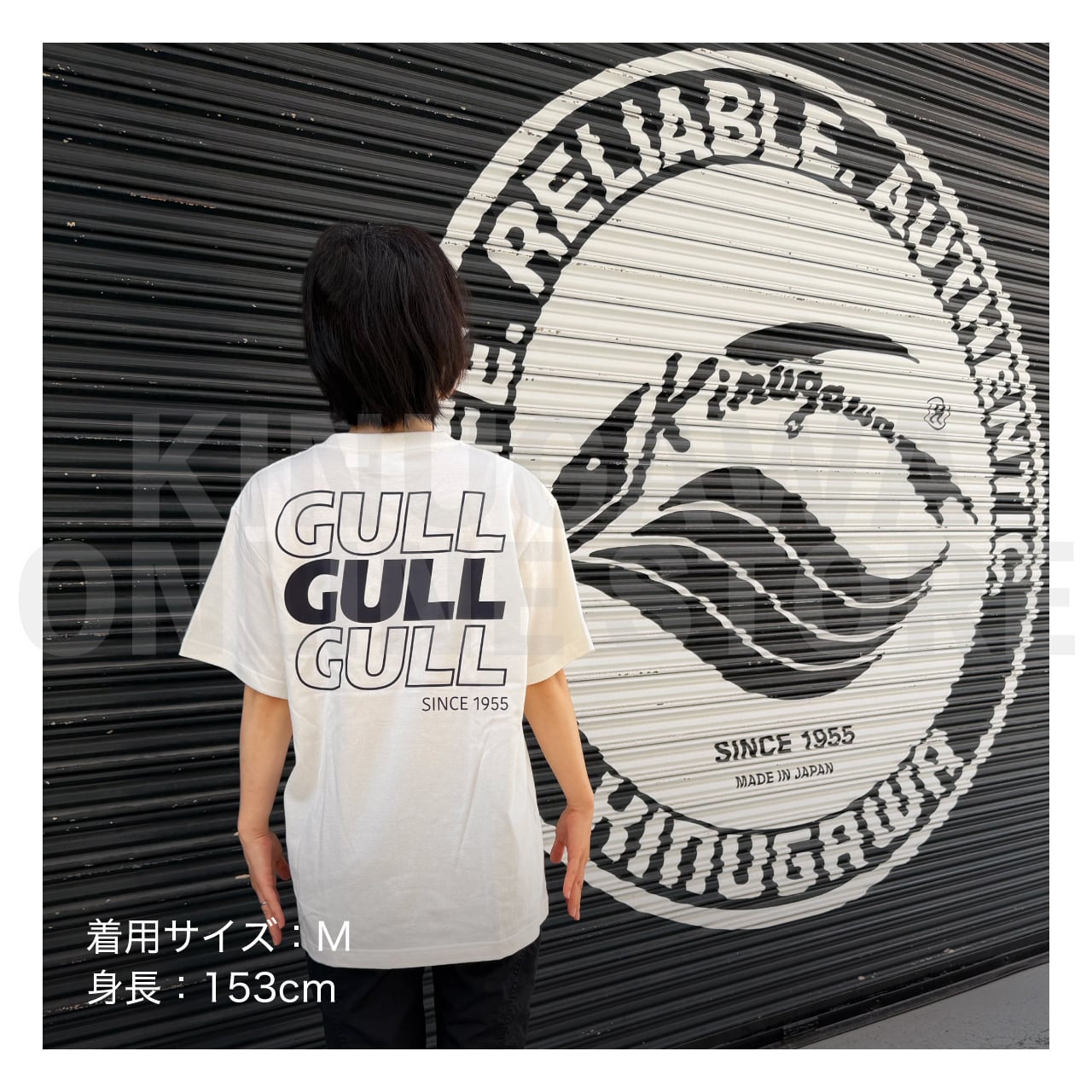 【OnlineStore限定】GULL デザインTシャツ(Tri-GULL)″ バニラホワイト ”