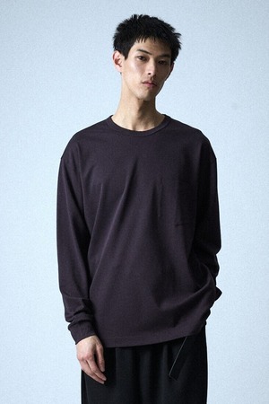 Crew Neck Long Sleeve T / コットンモクロディ / M734-T50-008