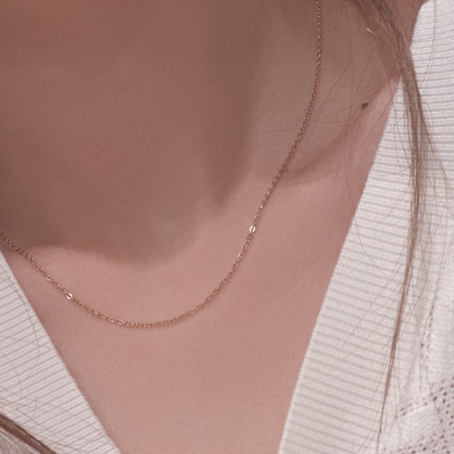 basic chain necklace 【168】