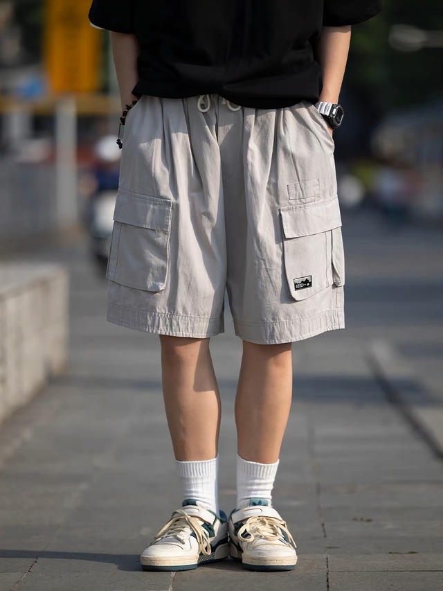 マルチポケットビーチパンツ/ Multi-Pocket Beach Pants