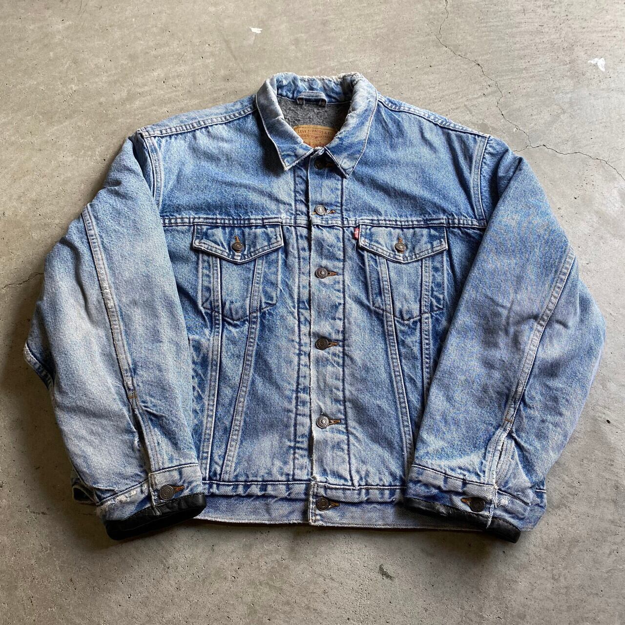 ビッグサイズ USA製 90年代 ヴィンテージ Levi's リーバイス 70506-0316 デニムジャケット メンズXL相当 古着  トラッカージャケット 80s ブランケットライナー ビンテージ【デニムジャケット】【SS2201-30】 | cave 古着屋【公式】古着通販サイト