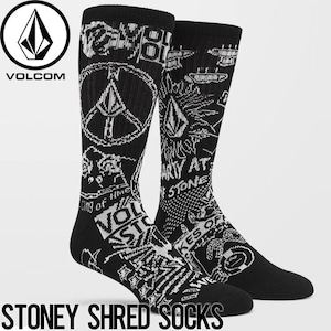 【送料無料】ソックス 靴下 VOLCOM ボルコム STONEY SHRED SOCKS ソックス 靴下 D6322401 WHT 日本代理店正規品