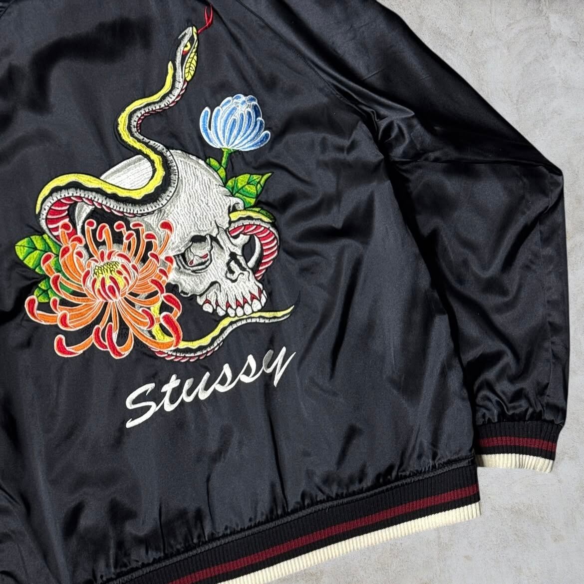 special】00's old stussy Souvenir Jacket “スカジャン”【高円寺本店