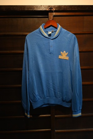 vintage 70's80's adidas ventex jersey knit pull over  0485