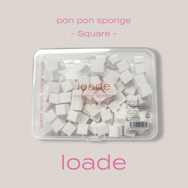 【loade】Pon Pon Sponge - Square -