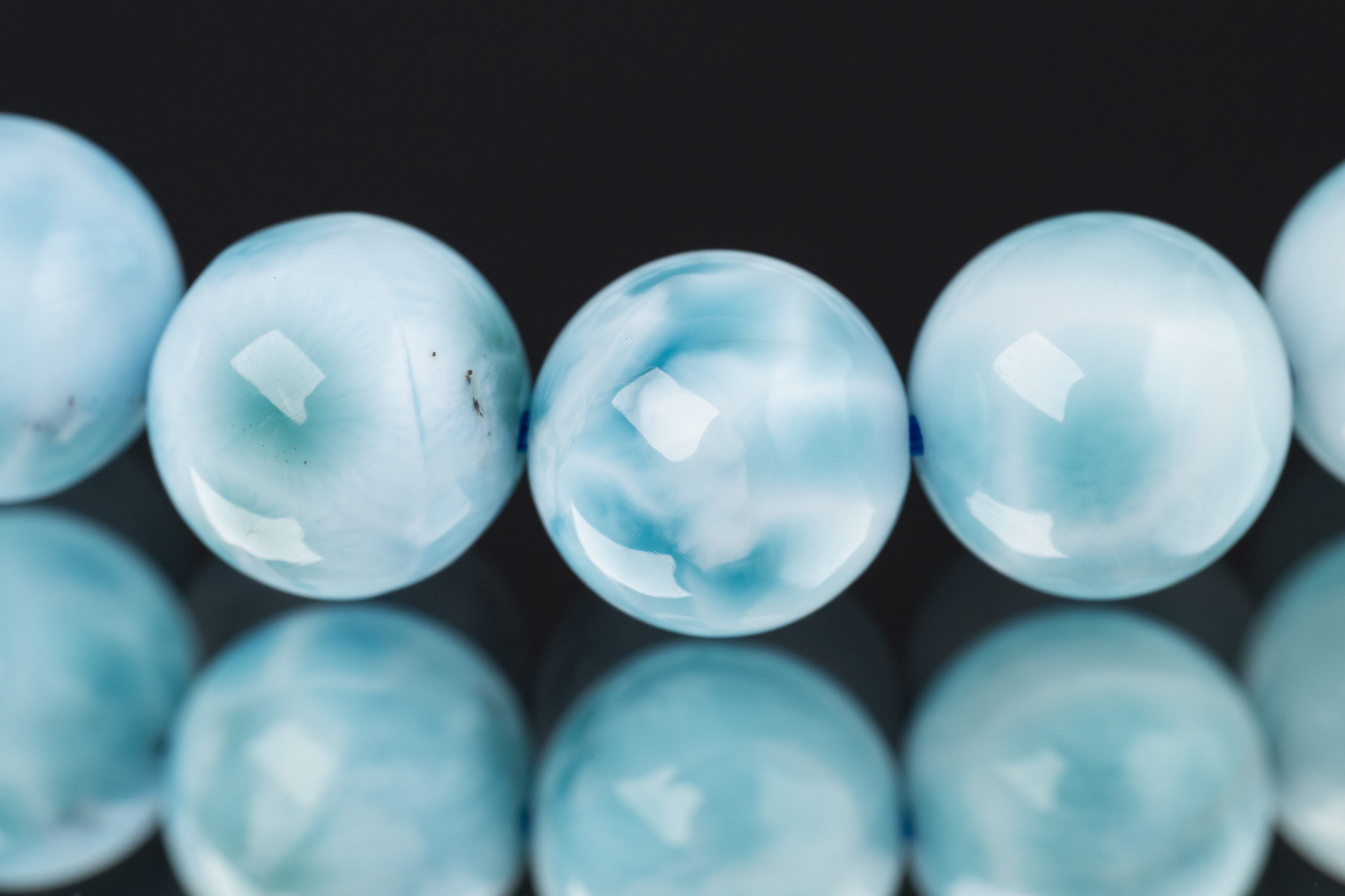 【美品】ラリマー 10mm ◇一点物◇【高品質】ラリマー 10mmブレスレット | 天然石専門店