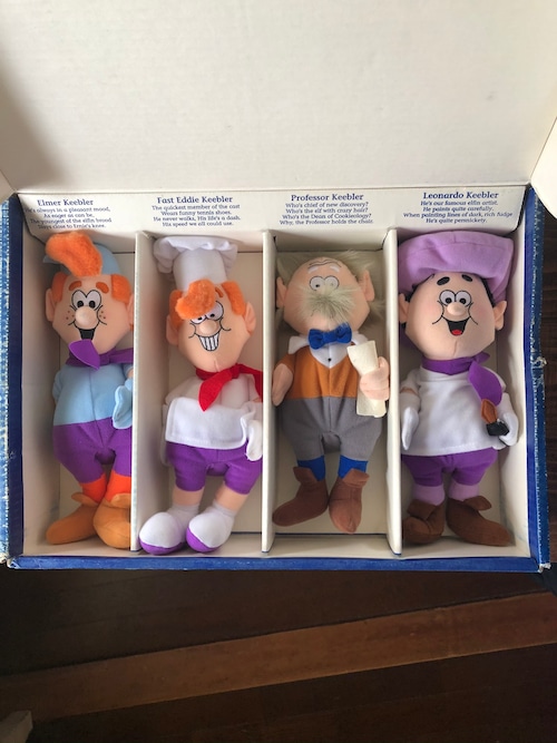 Keebler Collectable Plush Set キーブラー doll 企業物 advertising 2000年