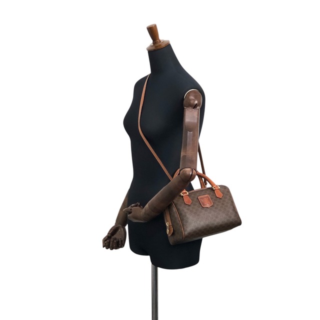 CELINE セリーヌ ハンドバッグ ブラック ロゴ レザー 2way vintage ヴィンテージ オールド jymunw
