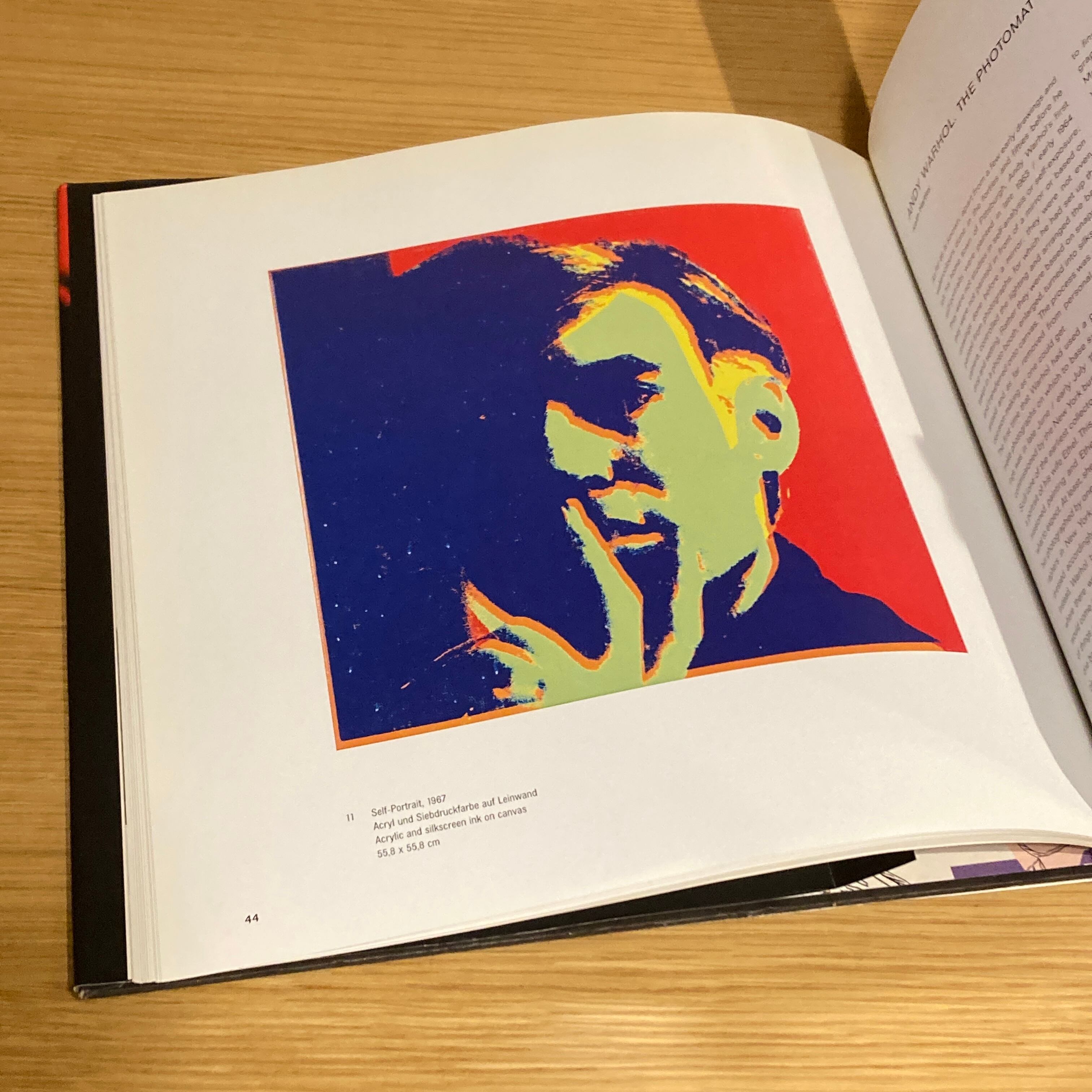 アンディウォーホル財団認定印鑑定書 アンディーウォーホル Andy Wahol (Self Portrait)自画像財団