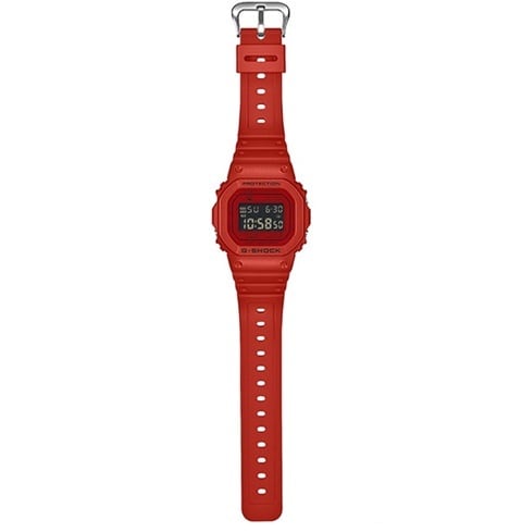 カシオ G-SHOCK DW-5600RRB-4JF ICONIC REDシリーズ デジタル 耐衝撃