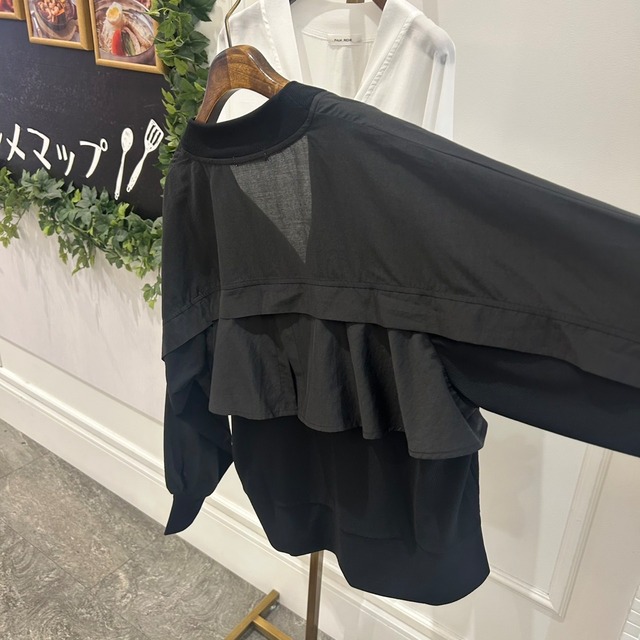 バッグフリルカーデ