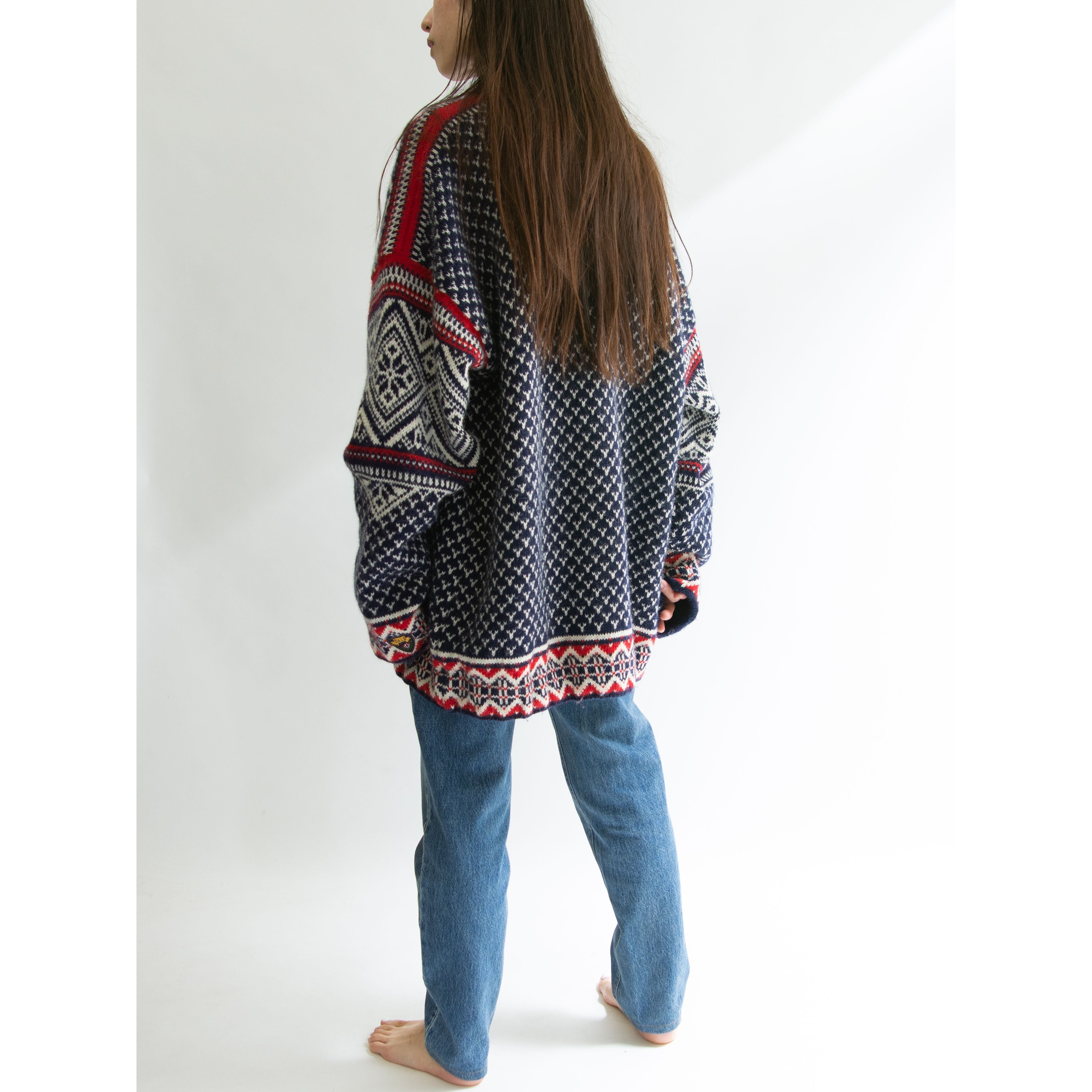 DALE OF NORWAY】Made in Norway 100% wool Nordic sweater DALE OF NORWAY】Made in Norway 100% wool Nordic sweater