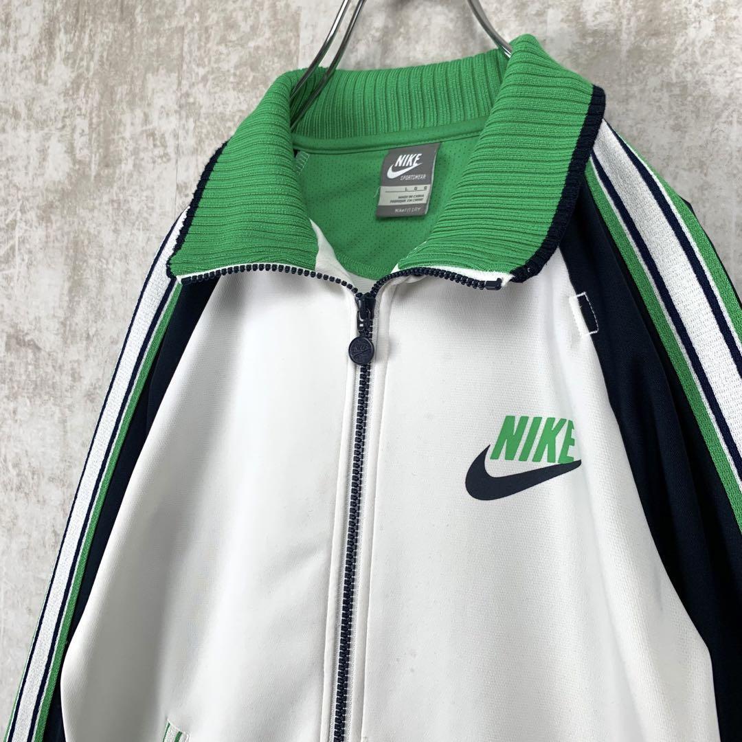 ヴィンテージ　80s NIKE　トラックジャケット　袖ラインロゴ　日本製