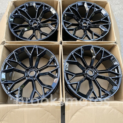 21インチ NEWグロスブラックスタイルホイールBMW 8 シリーズG 14 G15 G 16 4 本セット BRN-1747