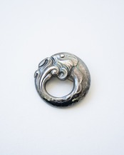 〈Georg Jensen〉Carp Brooch 10