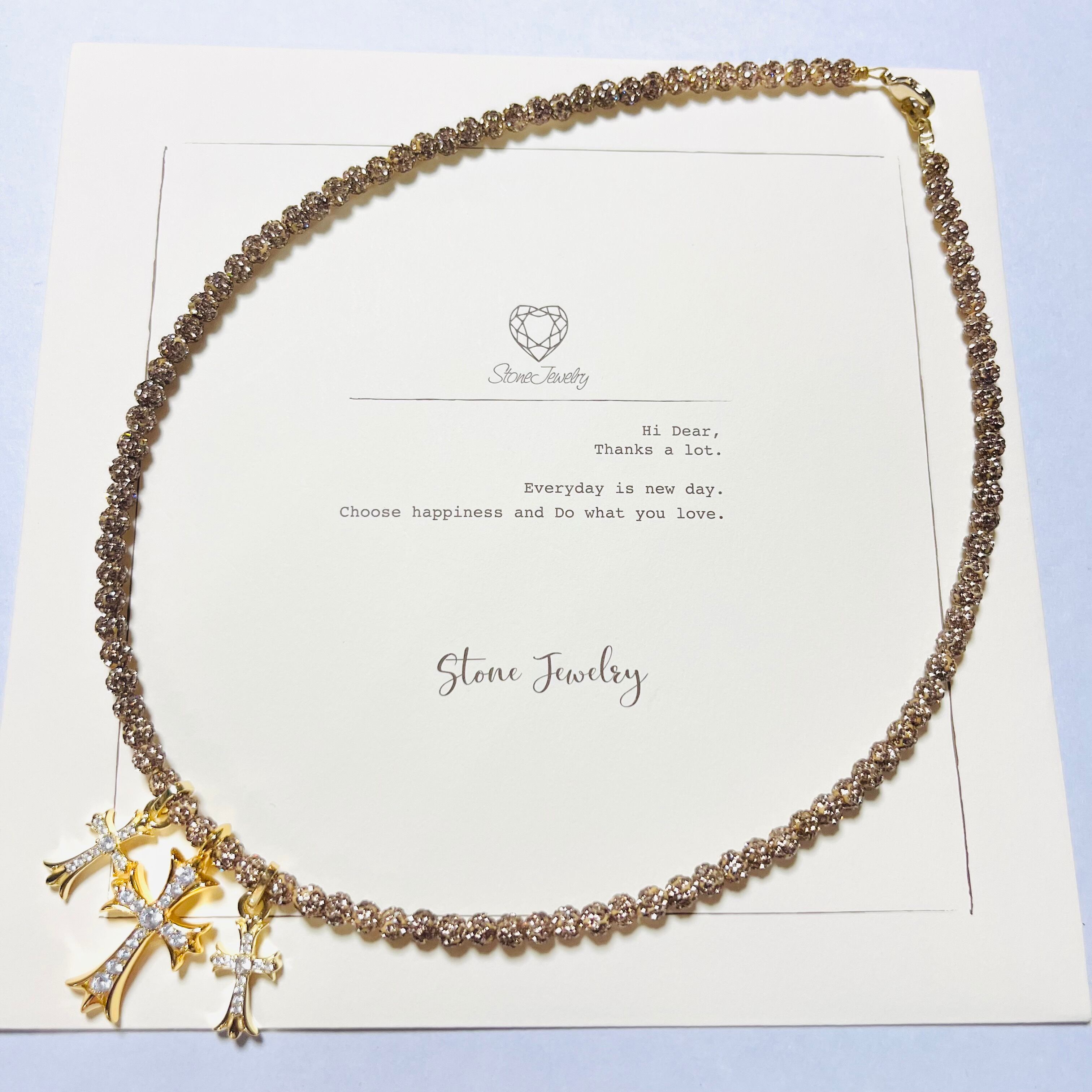 chromehearts 4点セット CHROME HEARTS クロスネックレスとリングセット