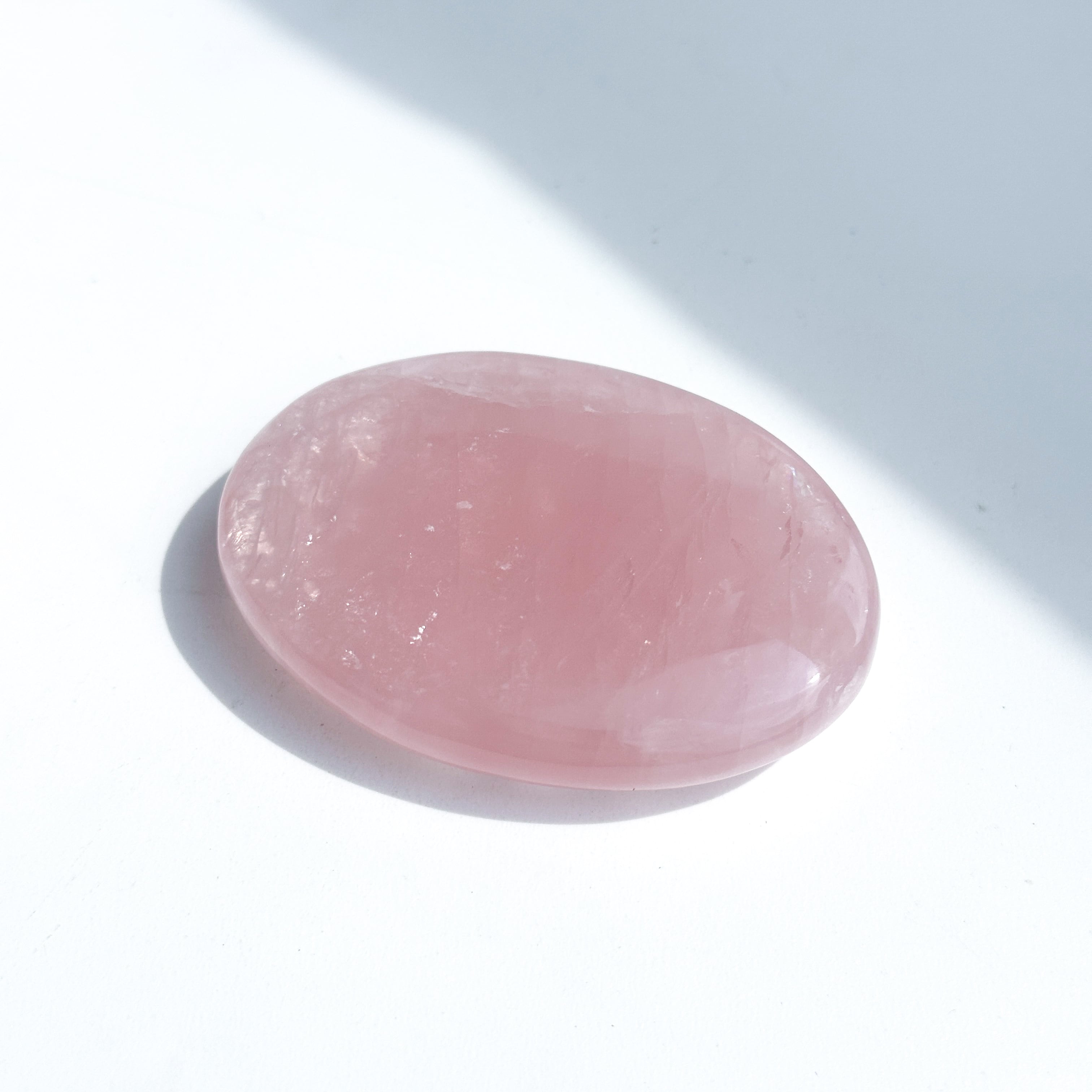 ローズクォーツ パームストーン21◇ Rose Quartz ◇ 天然石・鉱物・パワーストーン・インテリア