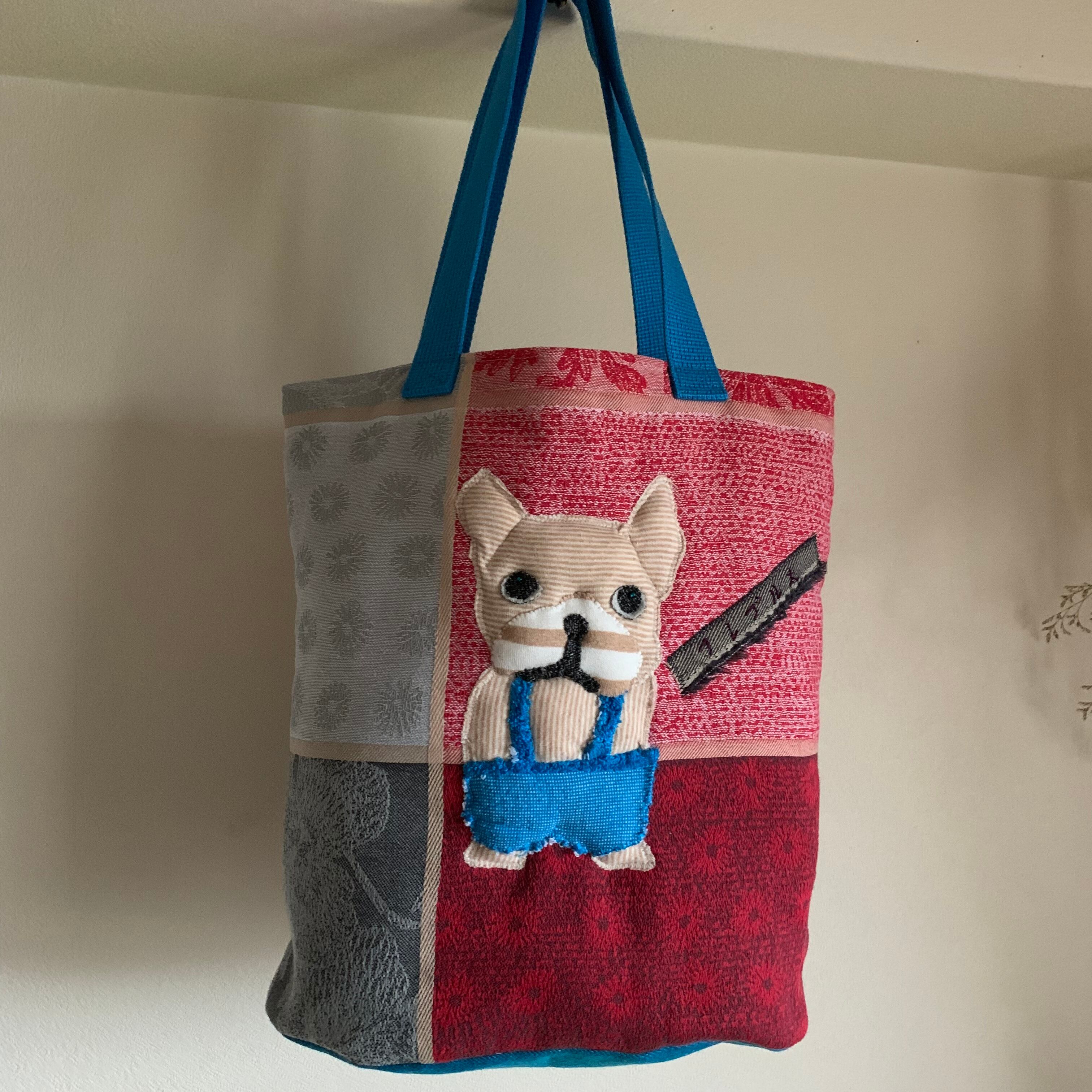 BUHIボトムトートバッグ(L)フレブル太