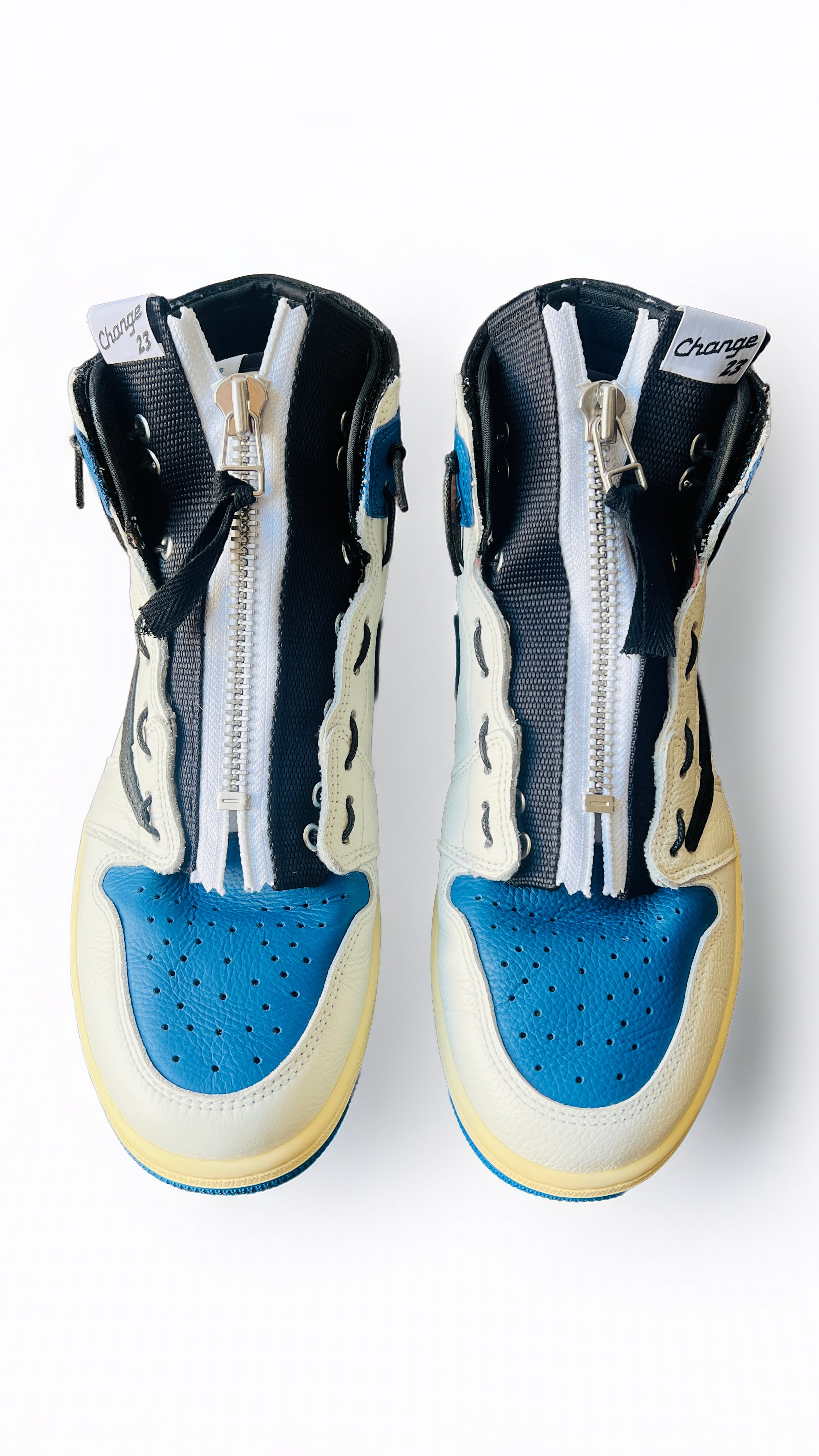 エアニッパ Sneakers Zippers for AJ1 HI | change