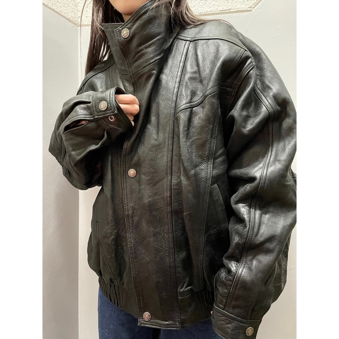90's WILSONS フェイクレイヤード レザージャケット | 古着屋 Boogie
