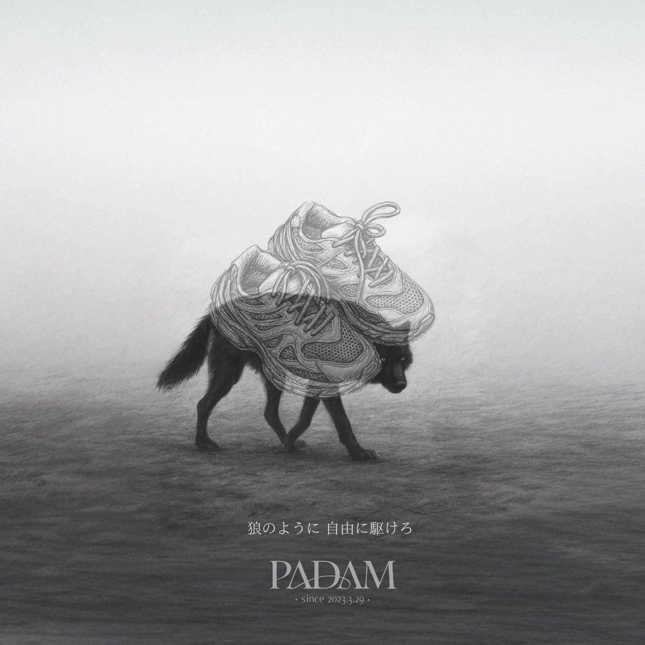 スニーカー PADAM vintage wolf sneaker 18cm 即納】vintage wolf sneaker | PADAM