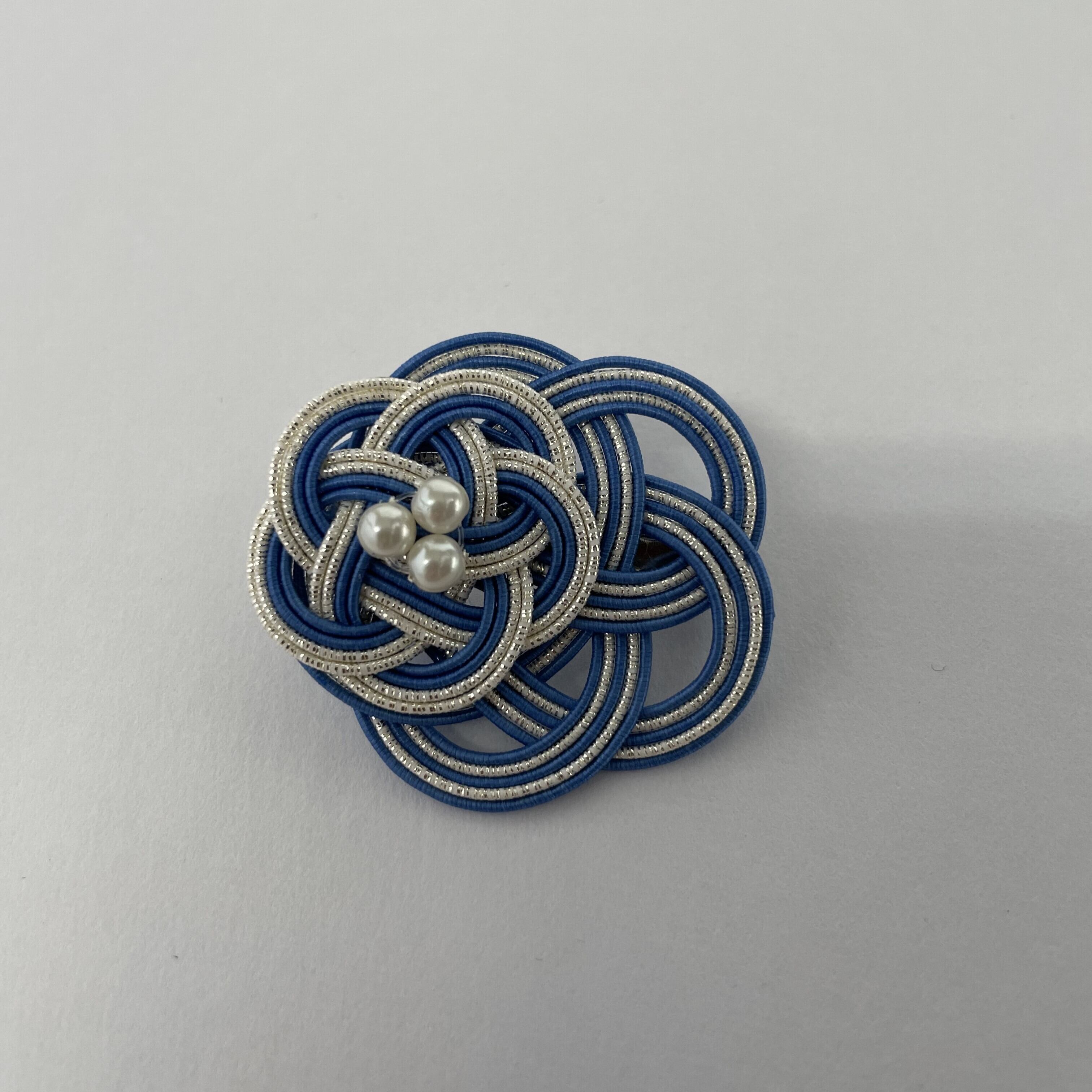 水引ブローチ ” かれん ” | えがお工房8ジョイ